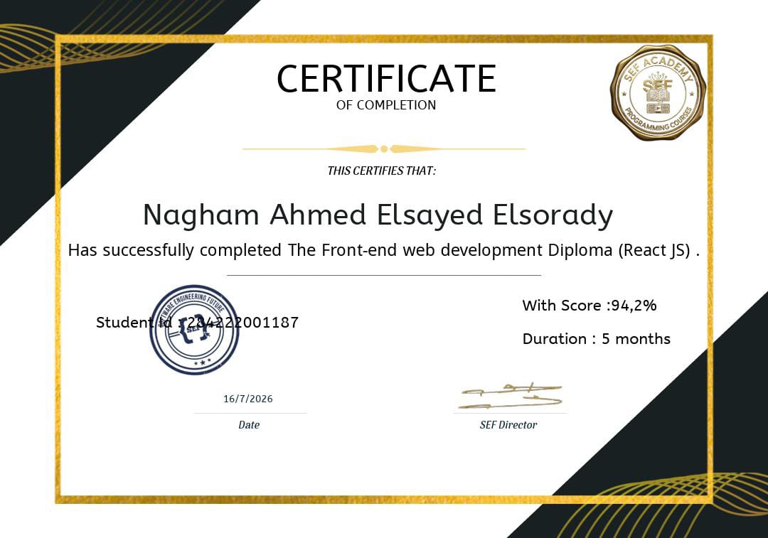 Front-End Development – SEF Academy